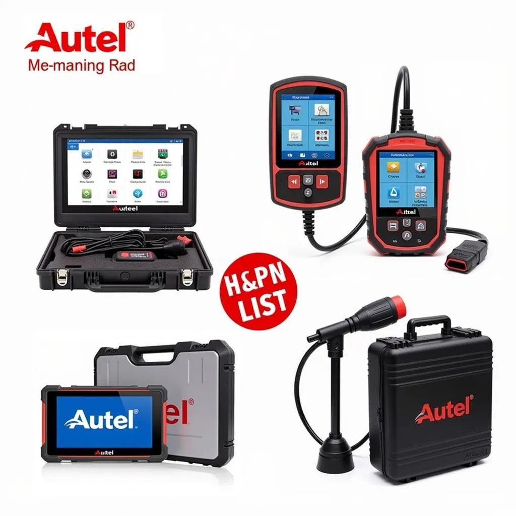 Outils de diagnostic Autel pour voitures