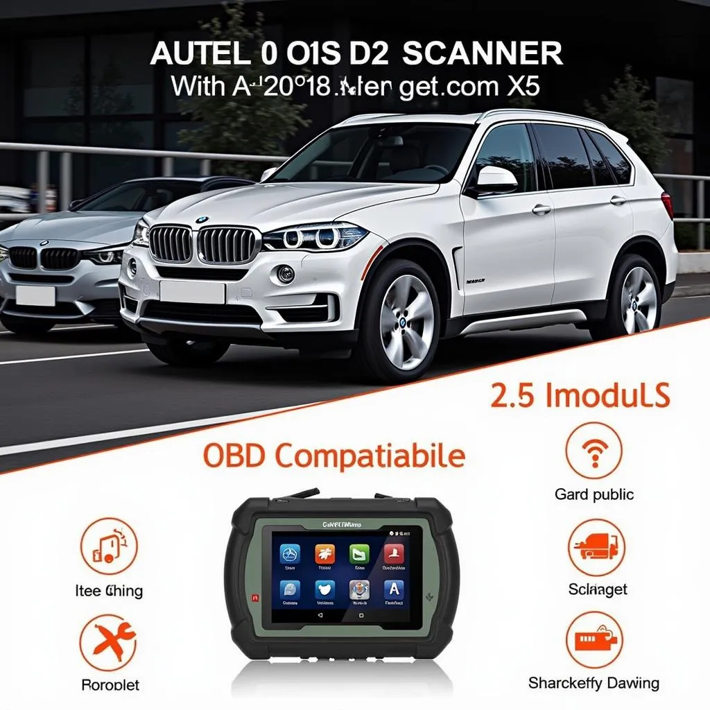 Scanner OBD2 Autel pour BMW X5