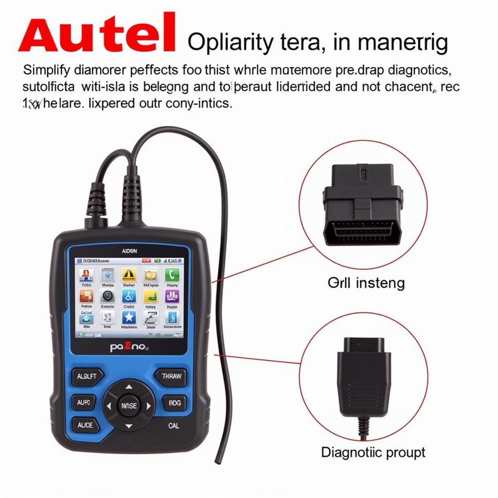 Outil de diagnostic automobile Autolink AL529 HD Autel