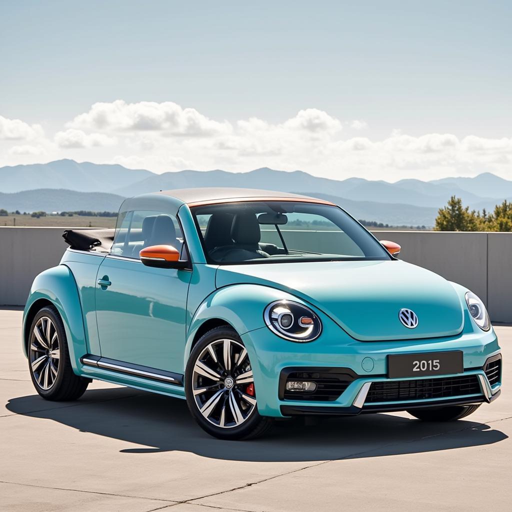 Photo d'une Volkswagen Beetle moderne