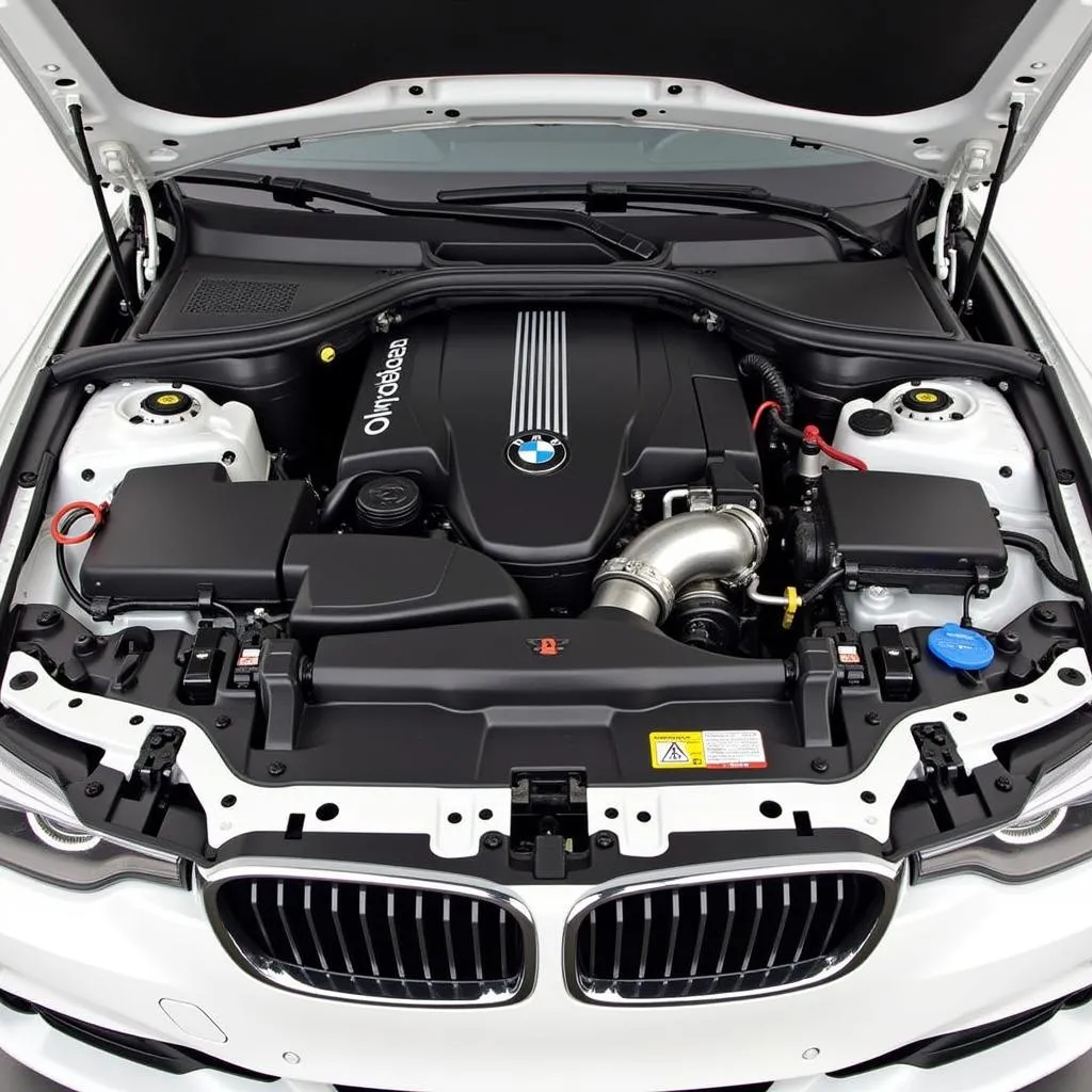 Moteur d'une BMW 335i