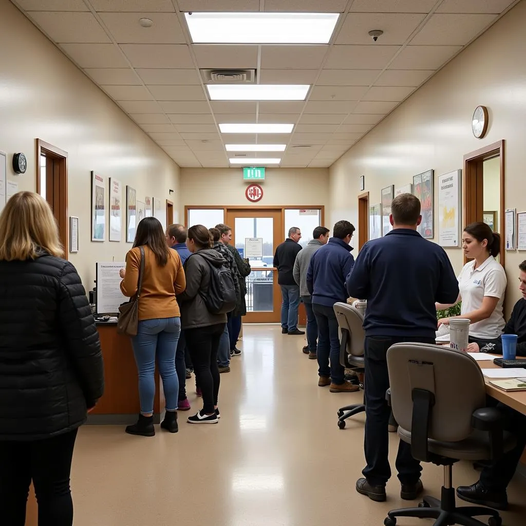 Bureau du DMV à Minneapolis