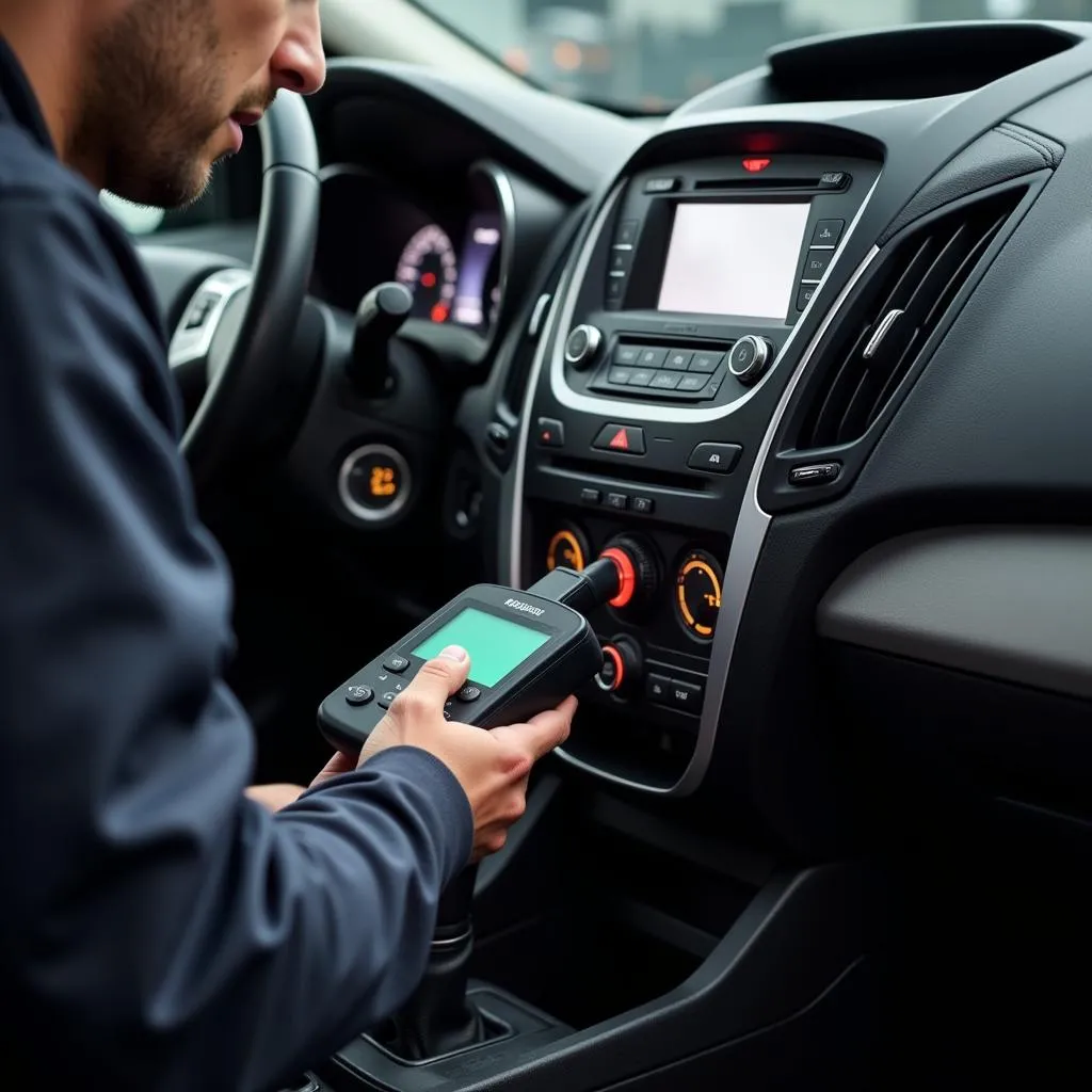 Connexion au système OBD avec un outil de diagnostic