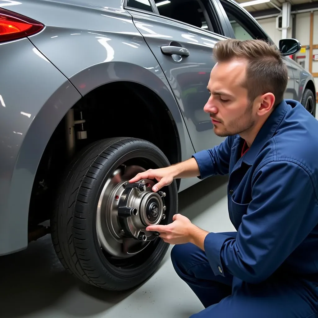 Contrôle de sécurité sur une Hyundai i30