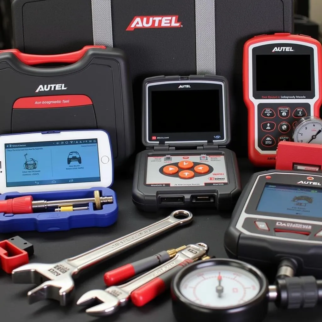 Différents modèles d'outils de diagnostic Autel