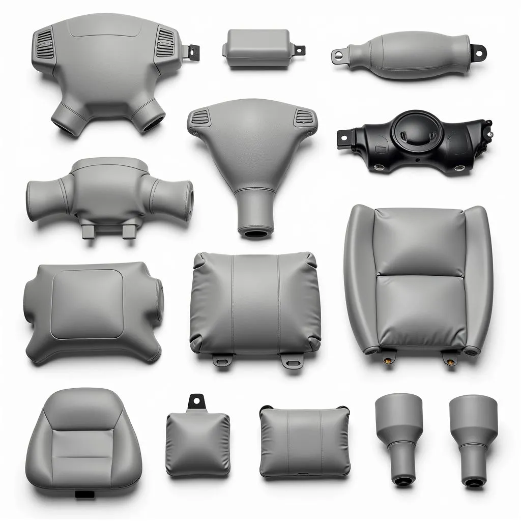 Différents types de modules d'airbag