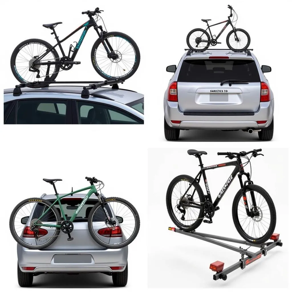 Différents types de porte-vélos pour voiture