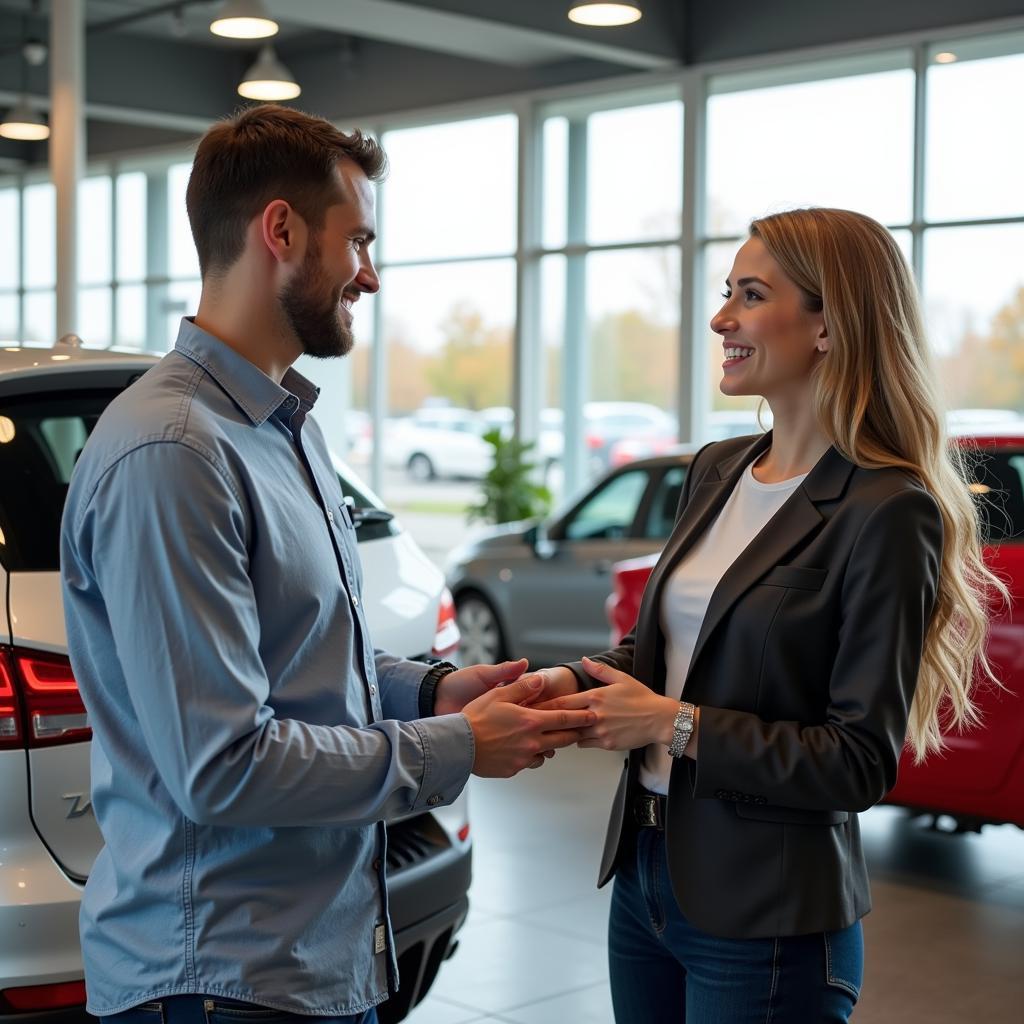 Échange de voiture de location