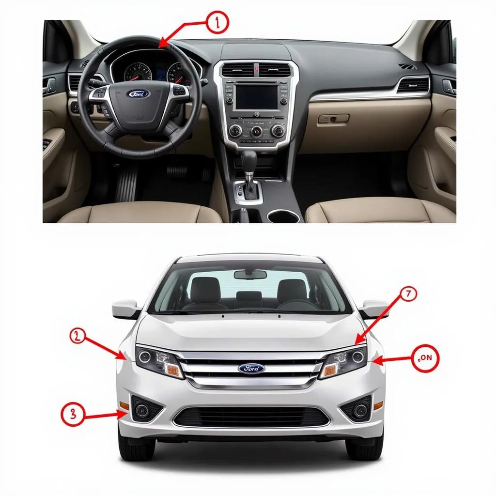 Emplacement du port OBD Ford Fusion