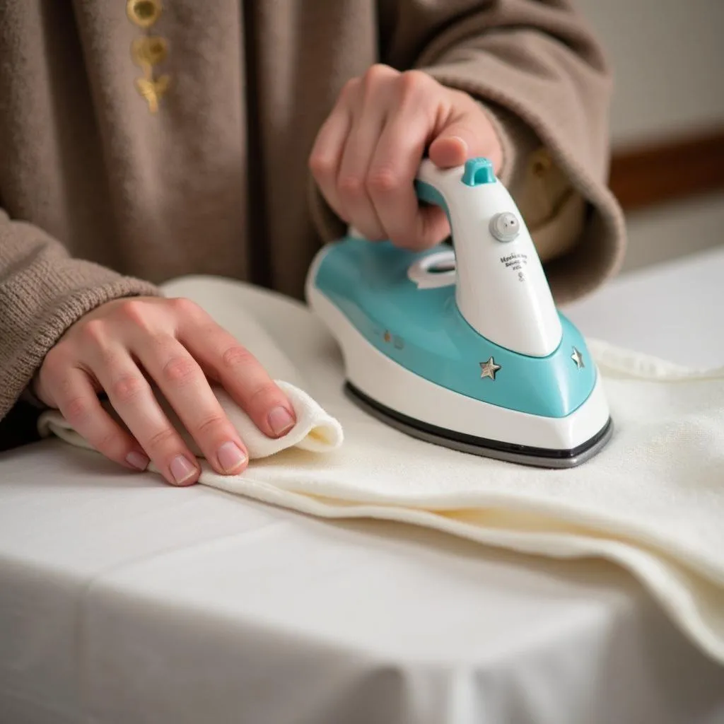 Entretien délicat du linge d'autel