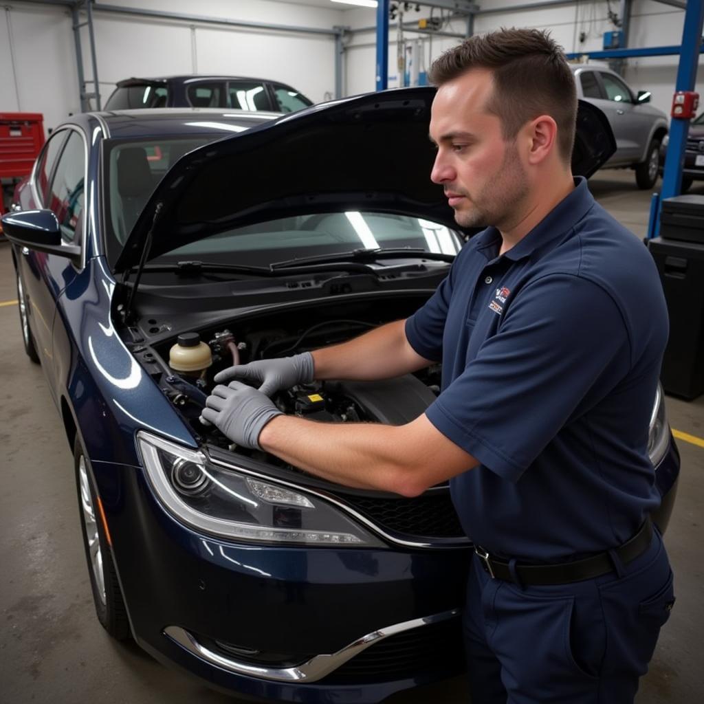 Entretien régulier d'un véhicule Chrysler