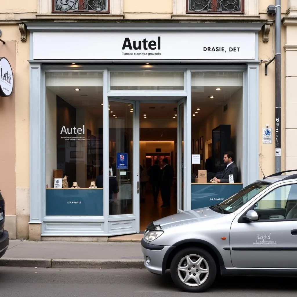 Façade du magasin Autel France