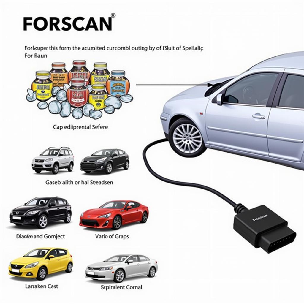 Forscan OBD Adapter compatible avec les voitures européennes