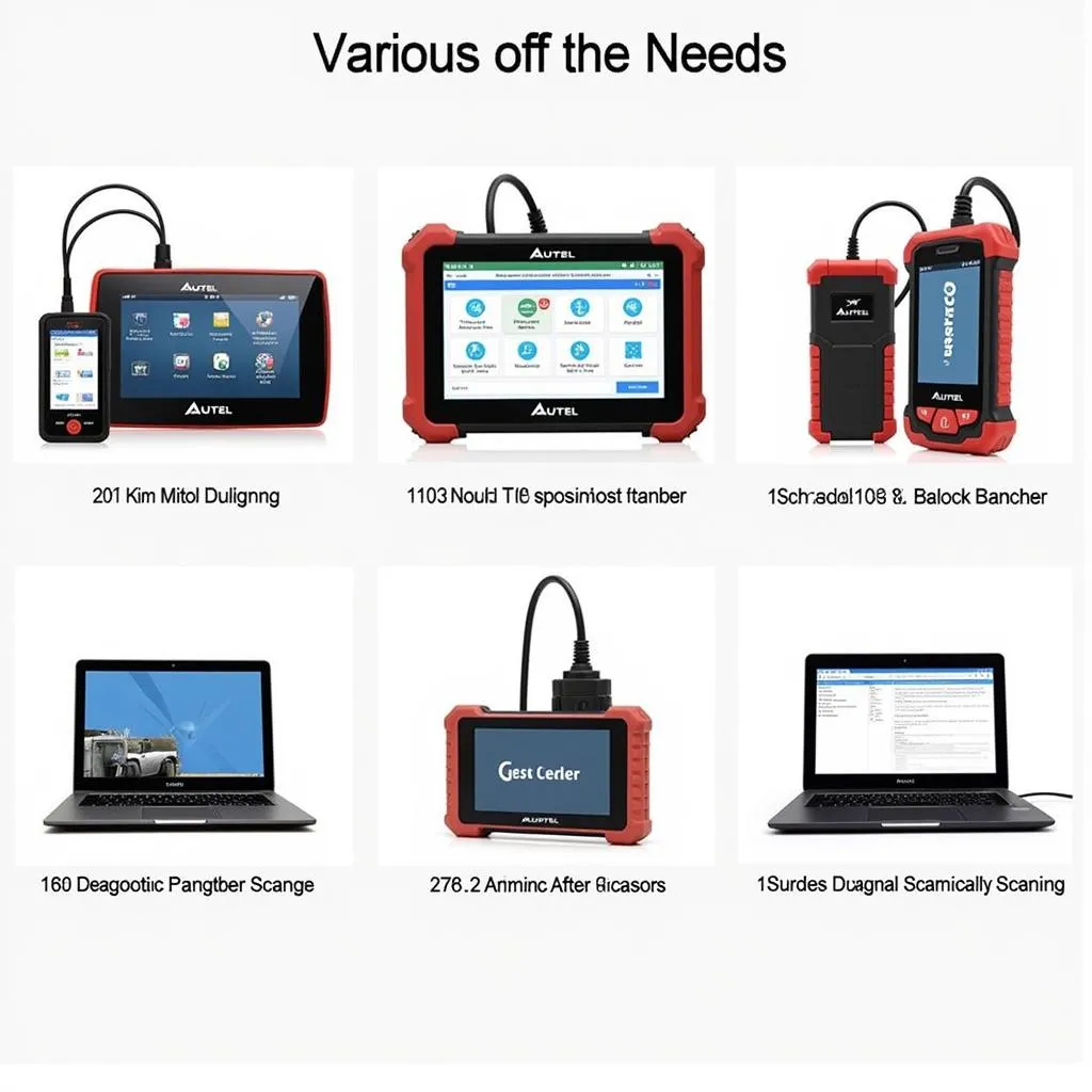 Gamme de scanners de diagnostic Autel pour différents besoins