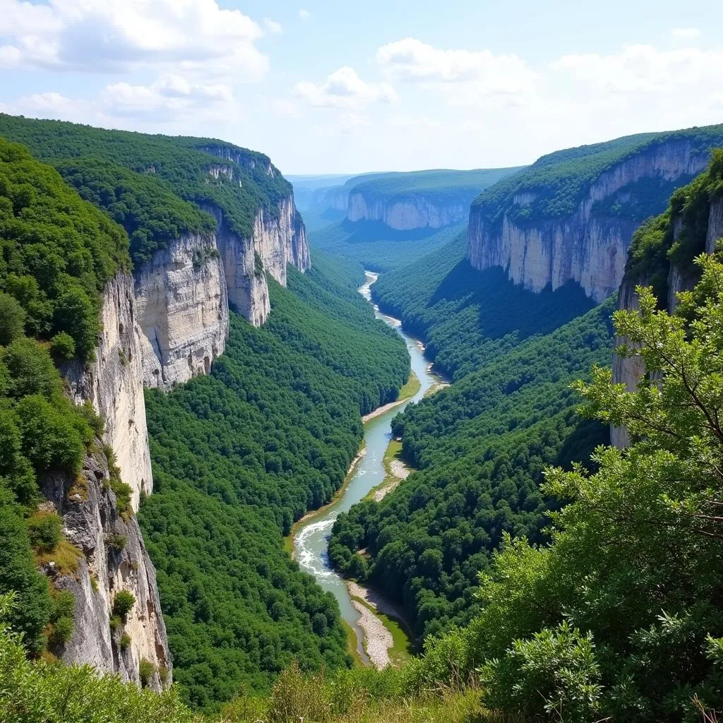 Vue imprenable sur les Gorges du Verdon