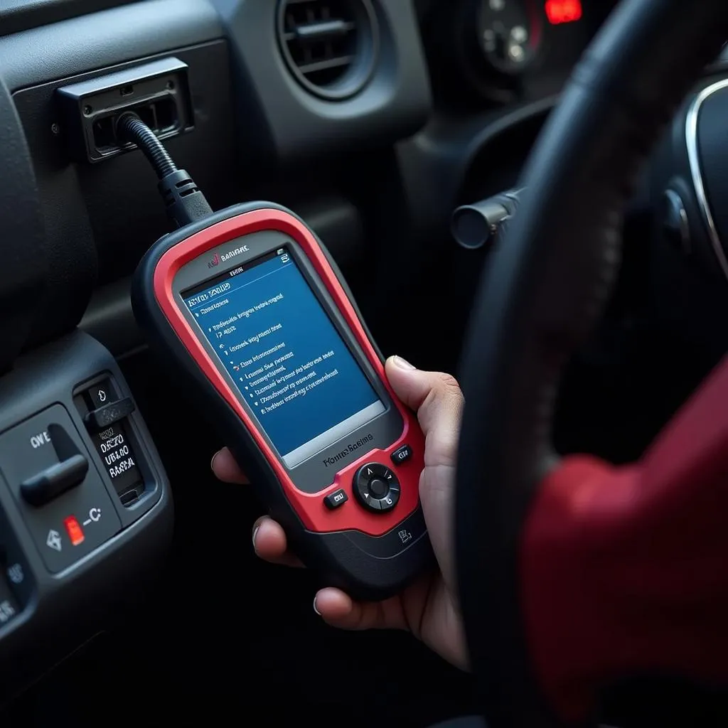 Diagnostic automobile avec l'Icone Autel Barbare