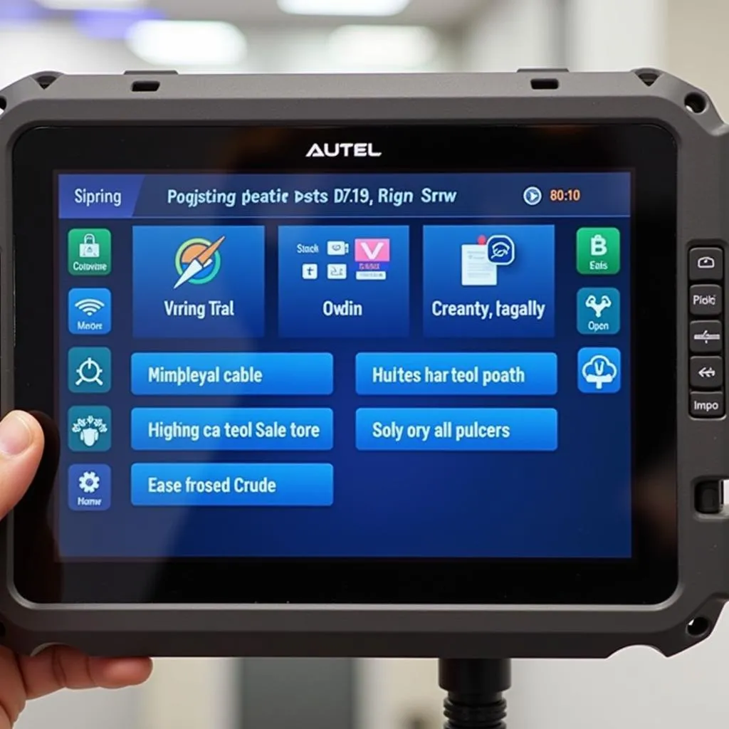 Interface intuitive Autel Poseidon