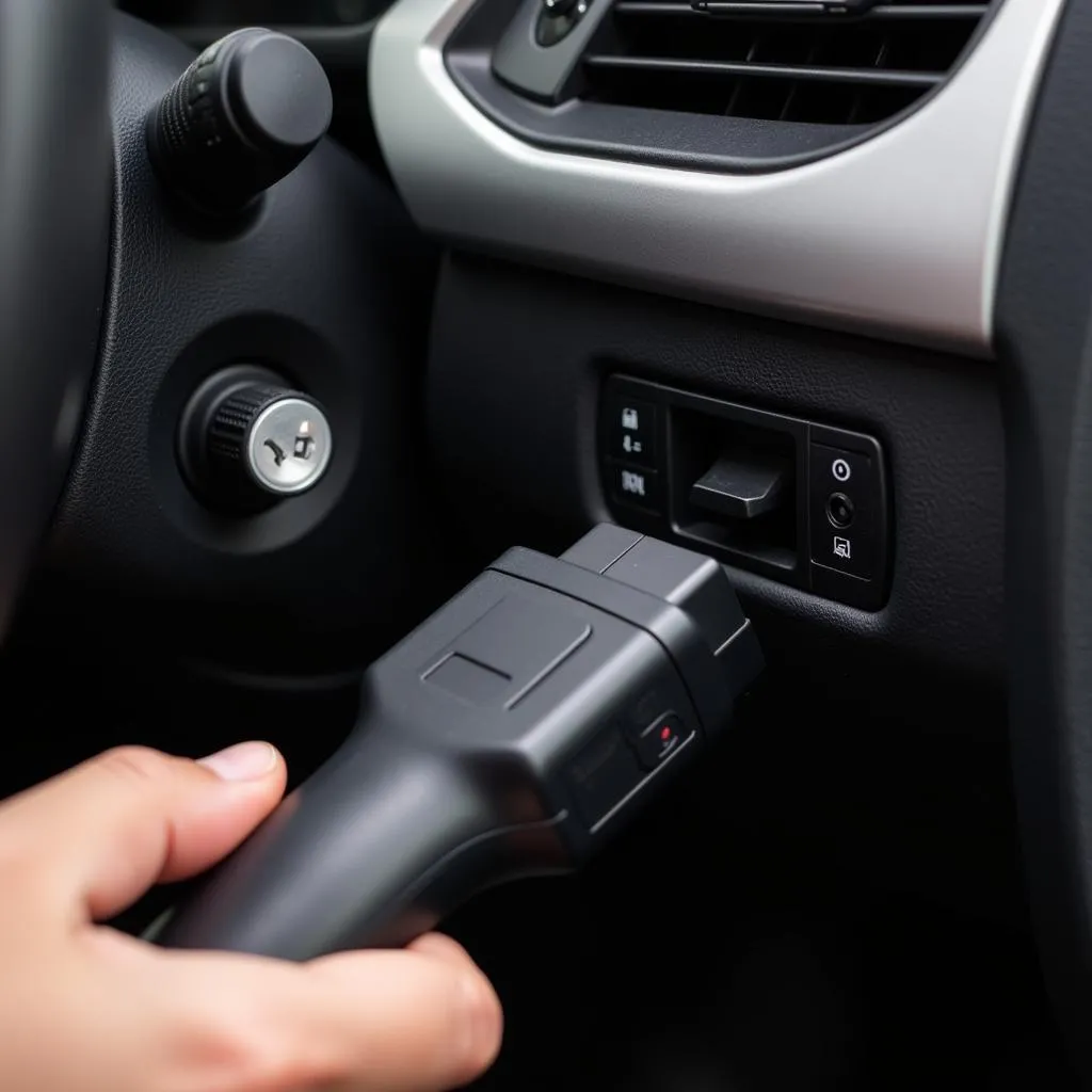 Interface OBD dans une voiture