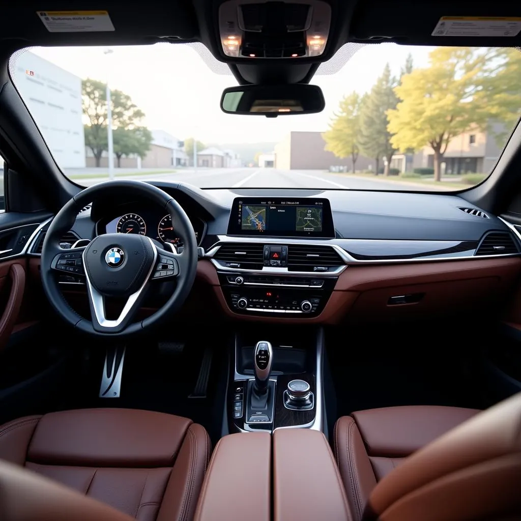 Intérieur BMW X2 avec Système d'Infodivertissement