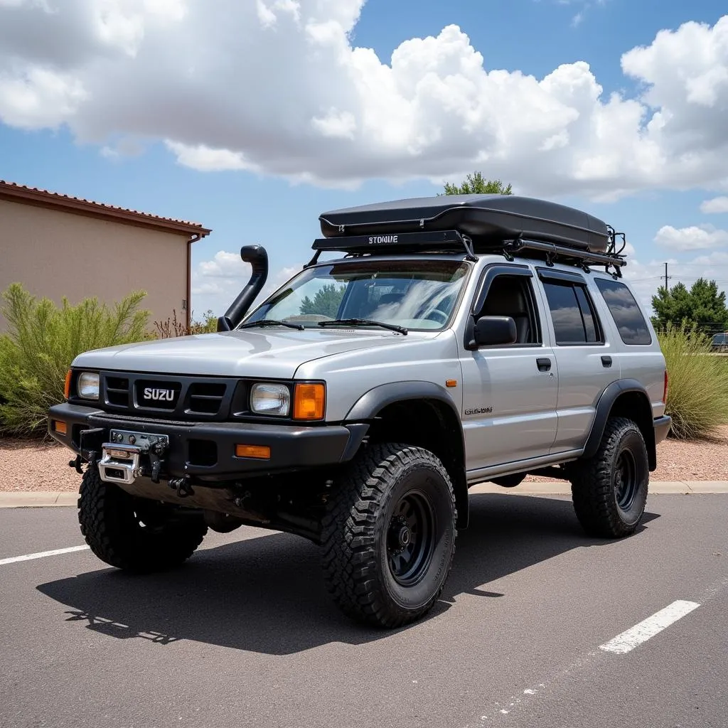 Isuzu Trooper avec un nouveau moteur