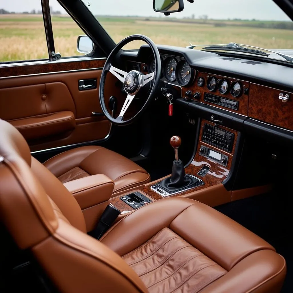 L'Intérieur Luxueux de la Jensen Interceptor