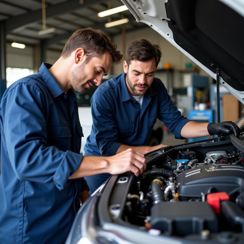 Mécaniciens experts chez Kg Autoservice