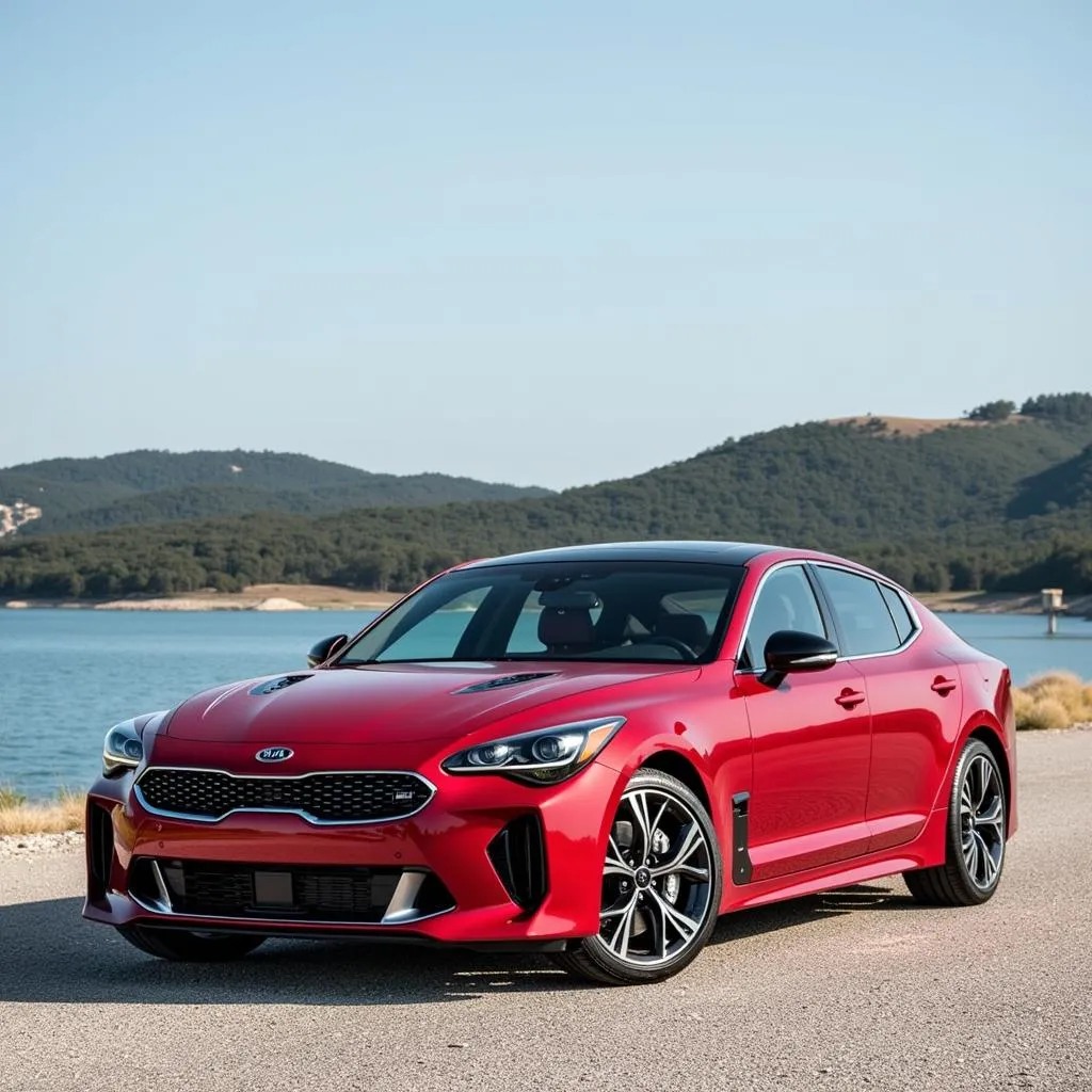 Design élégant et sportif de la Kia Stinger