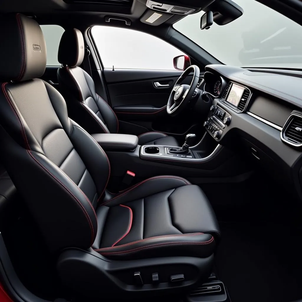 Intérieur luxueux et ergonomique de la Kia Stinger