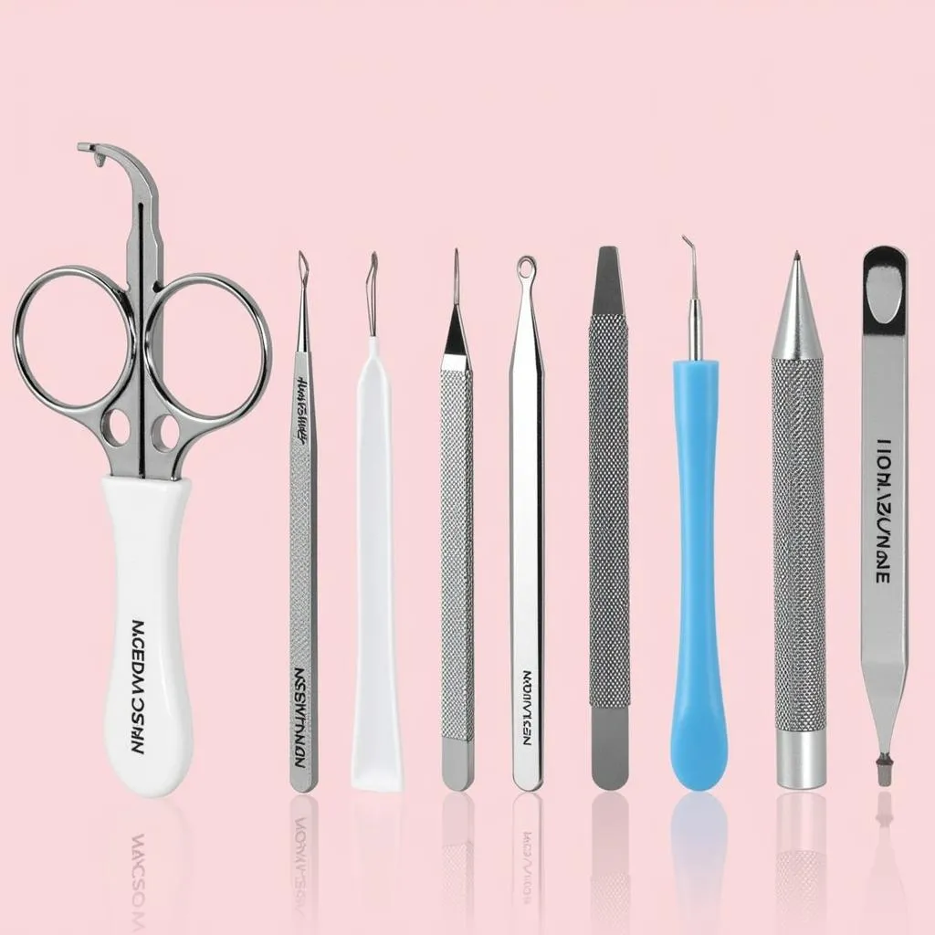 Kit de soins des ongles professionnel