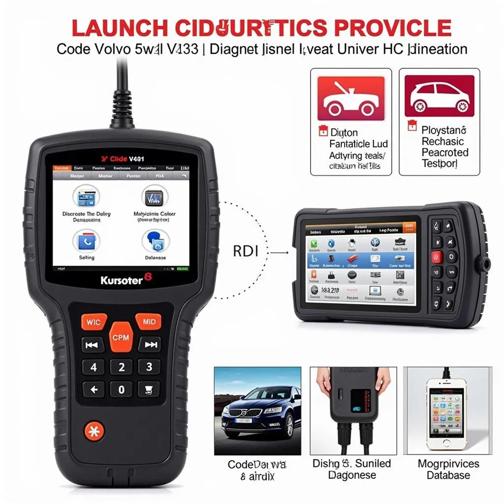 Logiciel Launch X431 OBD-II pour Volvo