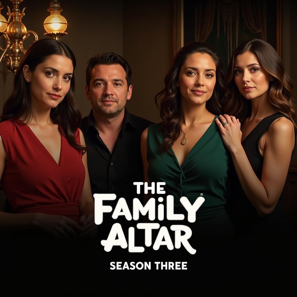 Affiche officielle de la saison 3 de L'Autel de la Famille