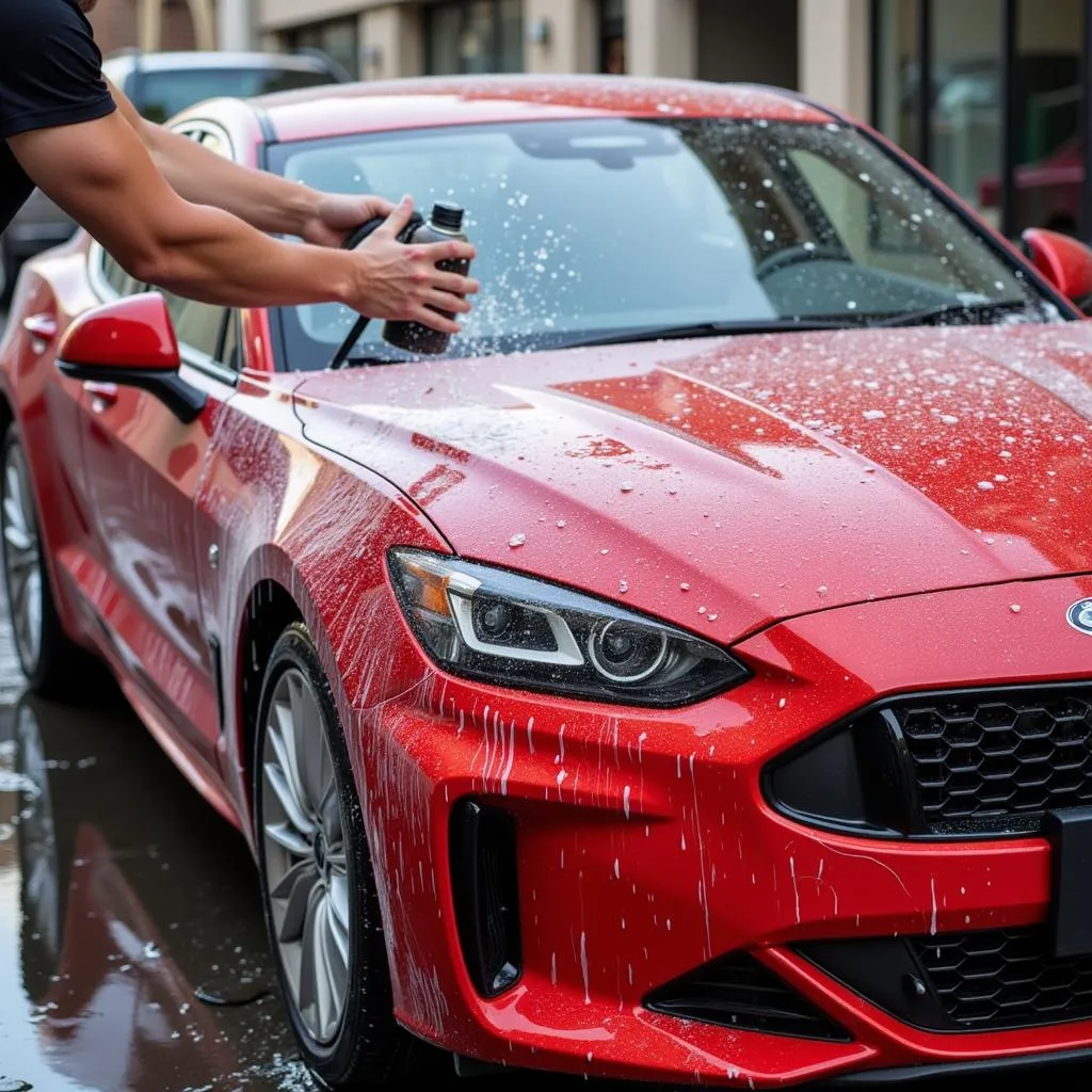 Lavage de voiture efficace