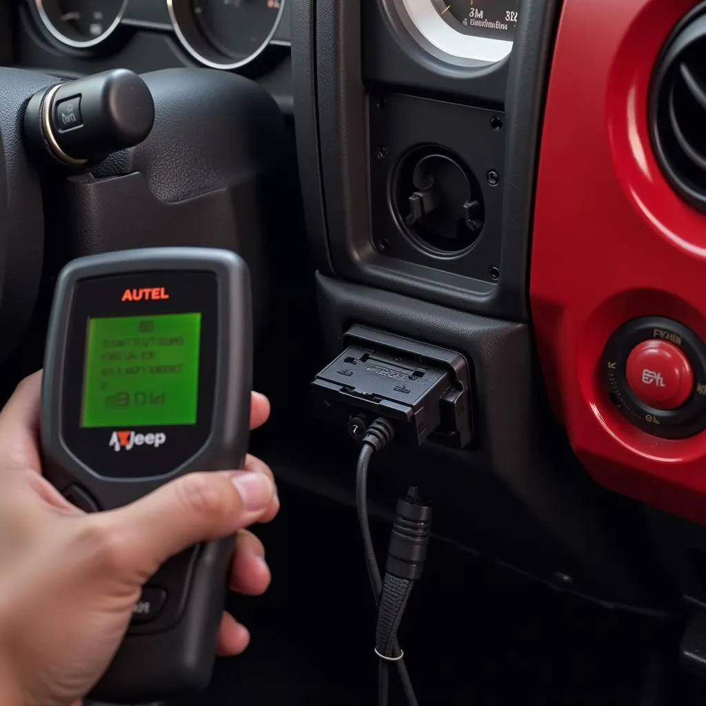 Lecteur OBD2 Connecté Jeep Wrangler