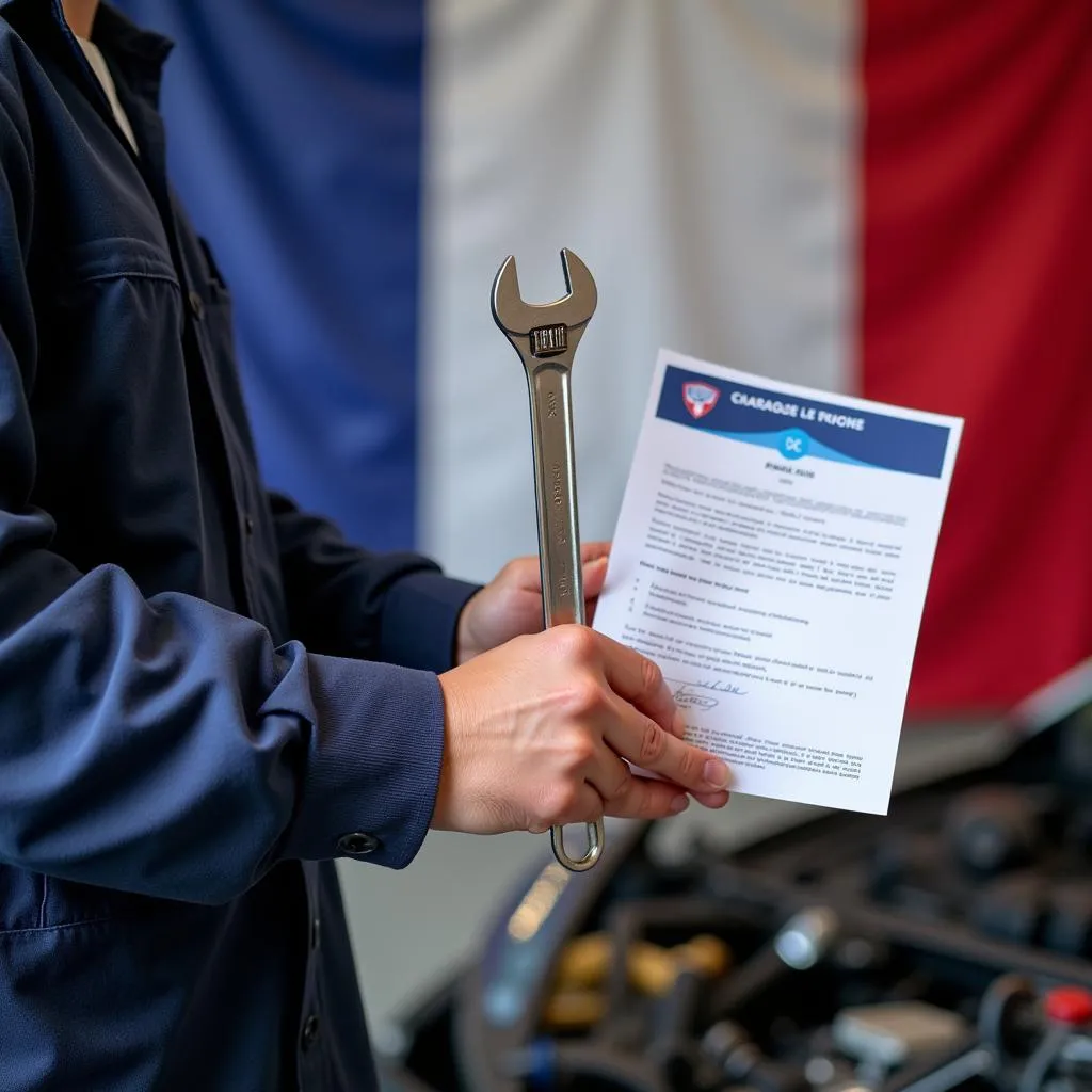 Licence de garage automobile en France