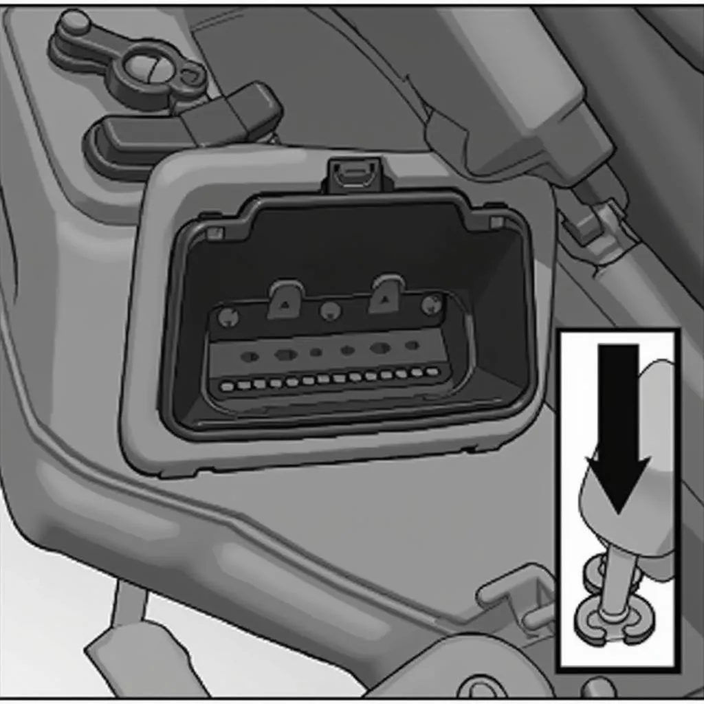 Connecteur OBD Ford F-250 1995