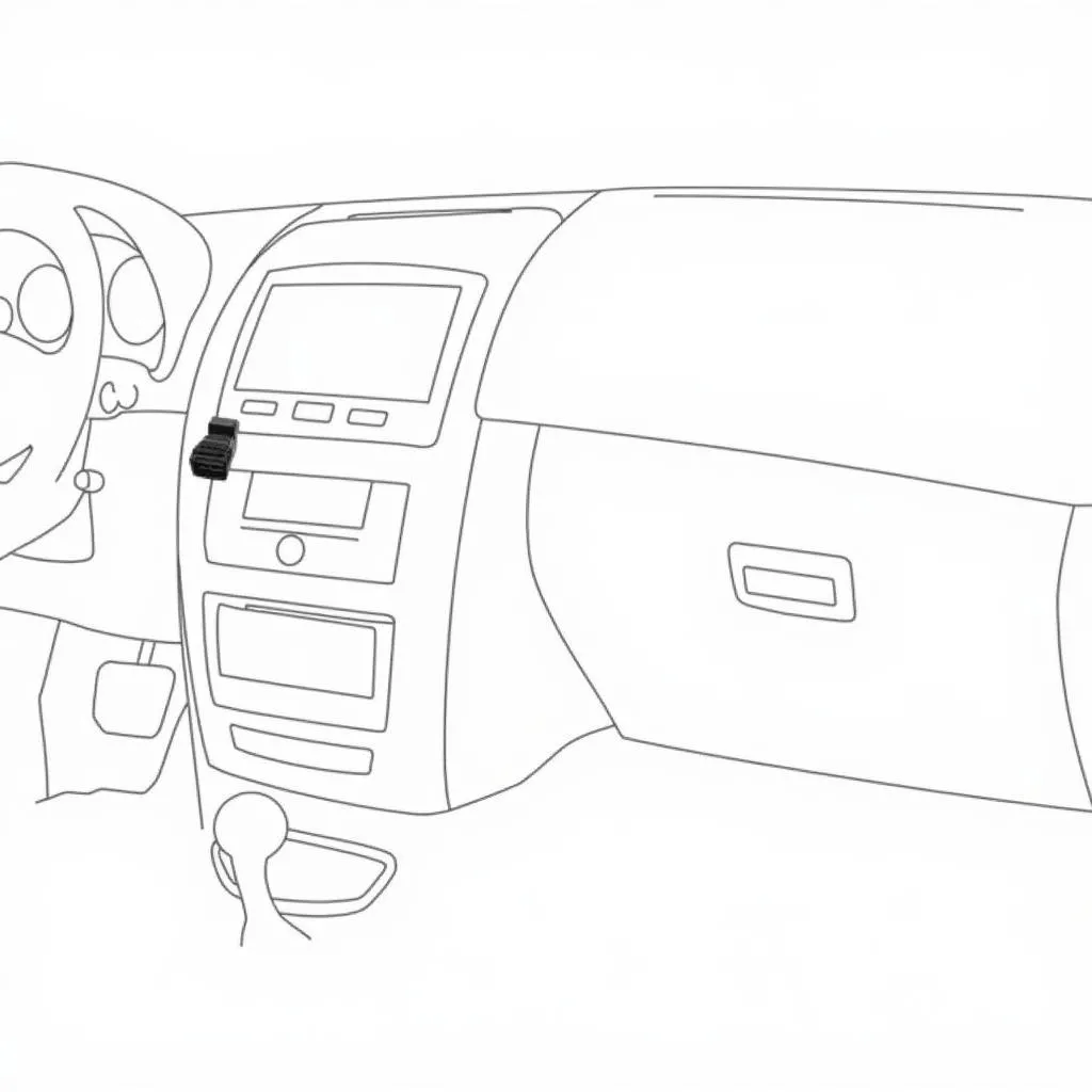 Emplacement du connecteur OBD sur un Sprinter