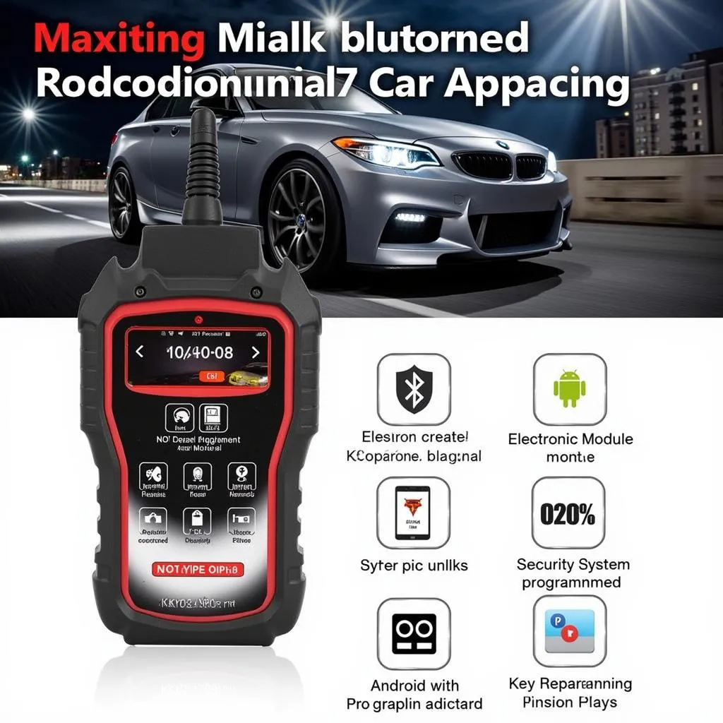 Adaptateur Bluetooth OBD MaxiCOM MK809