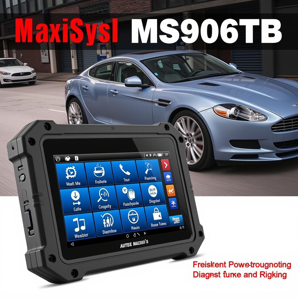 Autel MaxiSys MS906TB - Outil de Diagnostic Automobile Complet