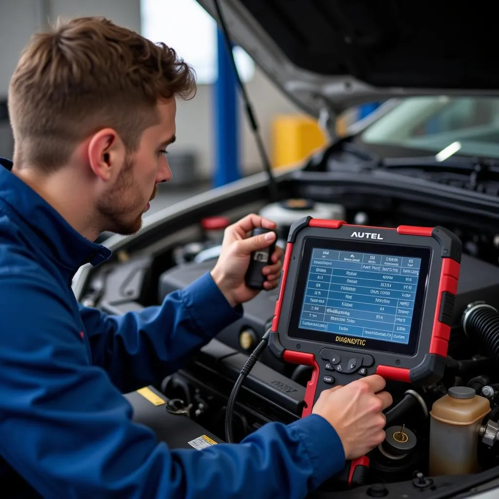 Diagnostic automobile avec Autel