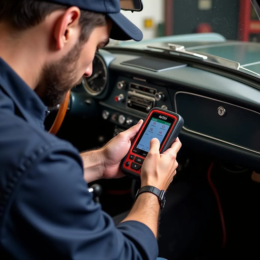 Restauration de voiture ancienne avec Autel