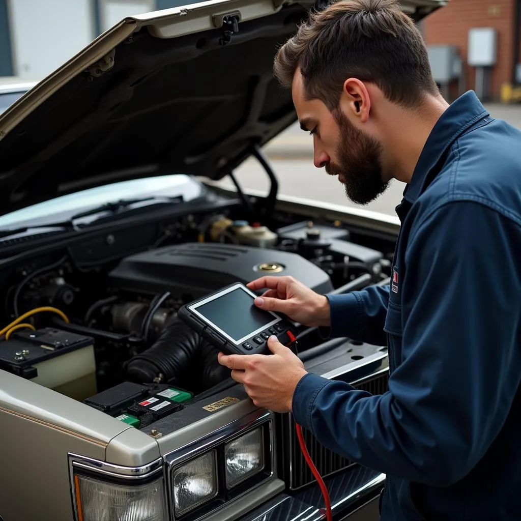 Diagnostic Cadillac Brougham par un mécanicien