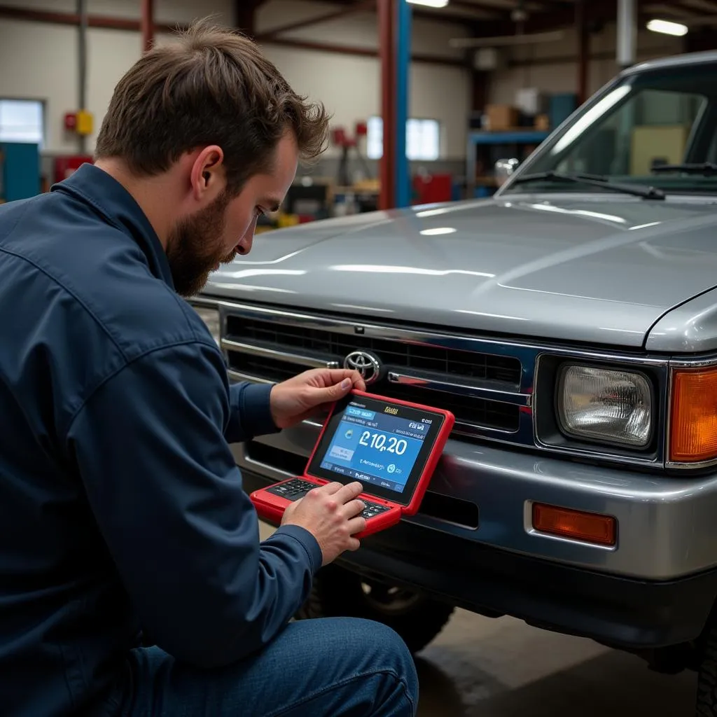 Diagnostic professionnel Autel sur Toyota 4Runner 1990