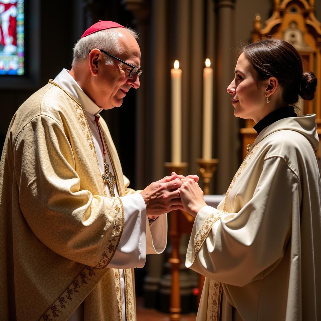 Bénédiction du nouvel autel de la Cathédrale de Meaux