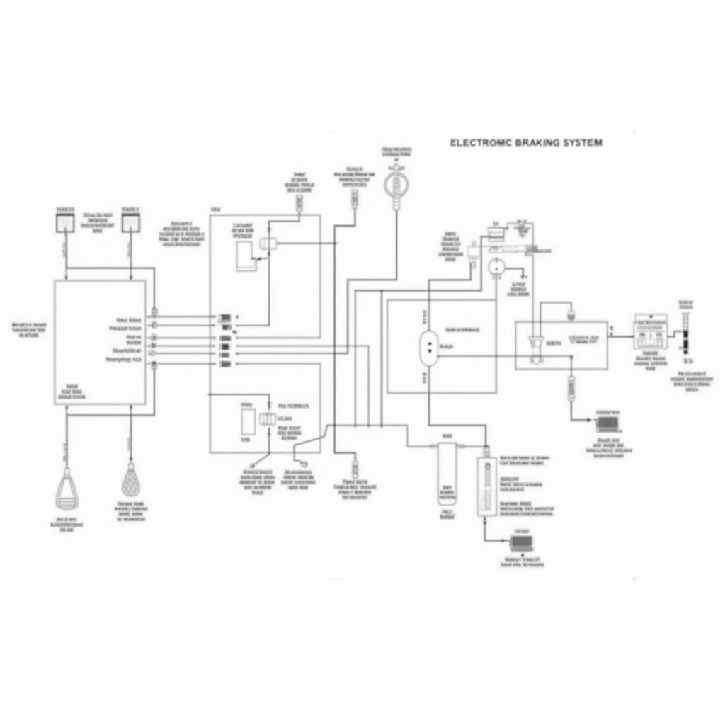 Diagramme du système de freinage électronique Nissan et ses composants