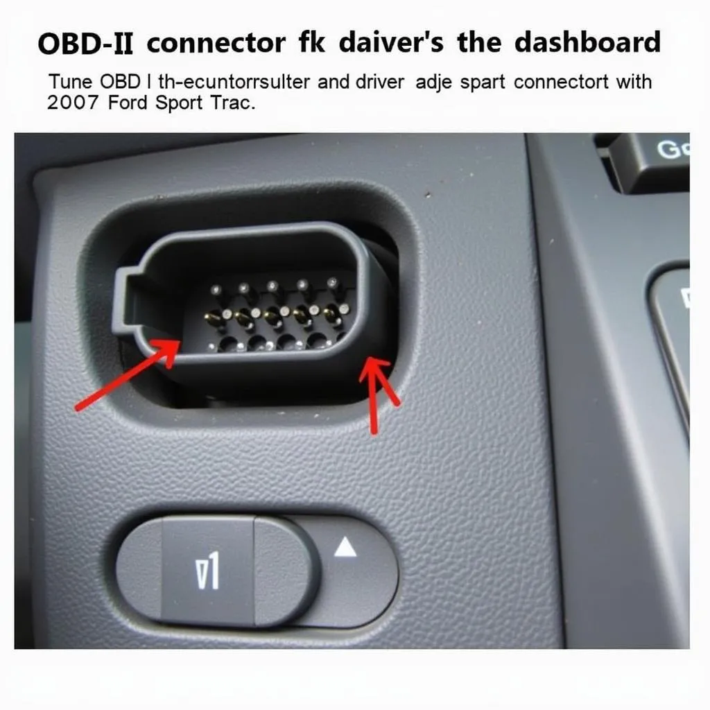 Connecteur OBD-II sur Ford Sport Trac 2007