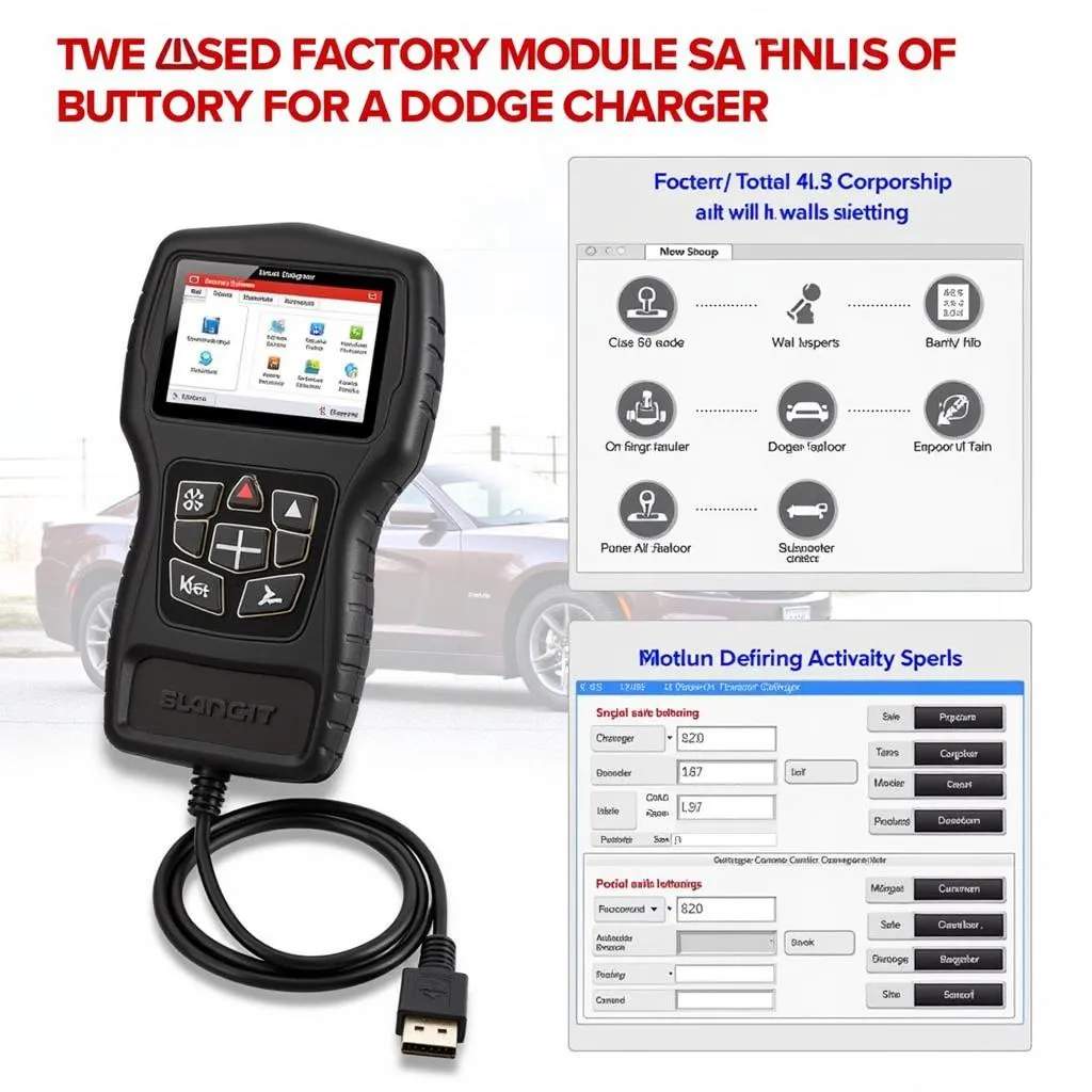 Scanner OBD-II pour Dodge Charger