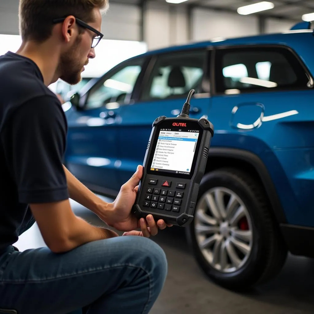 Scanner Autel pour inspecter une voiture sur Facebook Marketplace