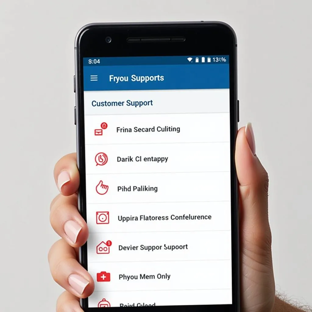 Application mobile RBL Bank pour l'assistance client