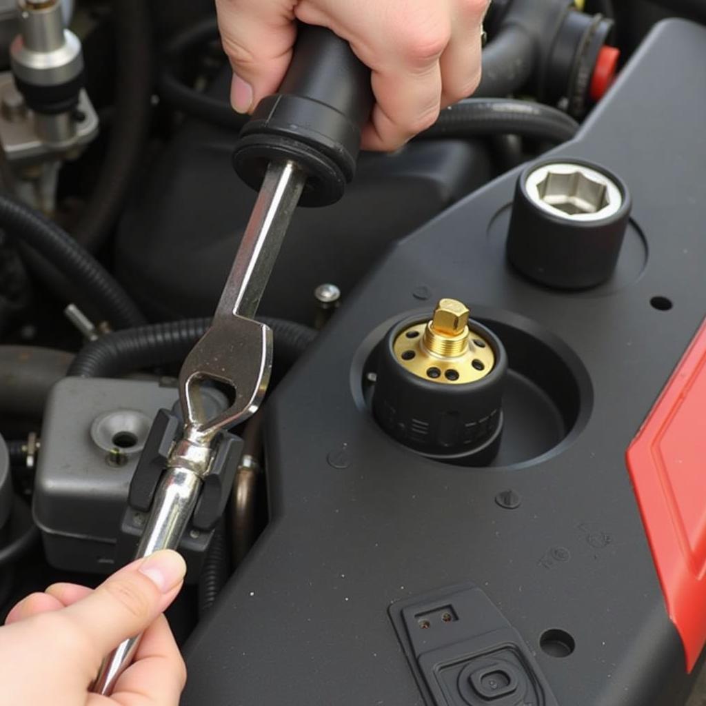 Remplacement du capteur d'oxygène O2 sur Chevrolet Aveo 2009