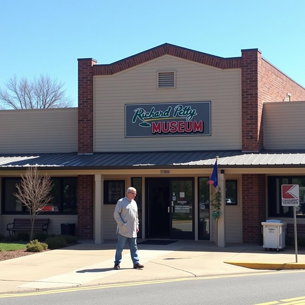 Le Richard Petty Museum à Level Cross, Caroline du Nord, présentant des artefacts et des souvenirs de la carrière de Richard Petty